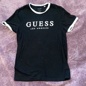 Black and white Guess shirt